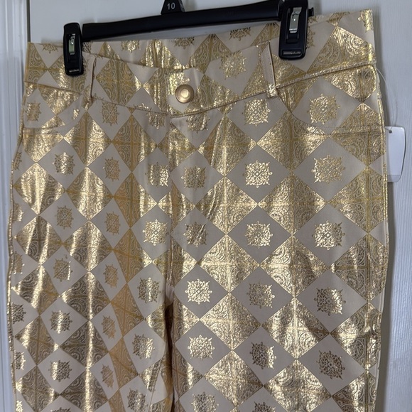 Universal Studios Harry Potter Gold Legging/Pants Size XL They Run Small Magic - Picture 2 of 9
